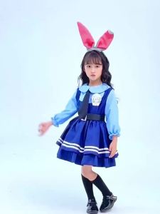 2024 Zootopia Nick Judy Childrens cosplay Anime Character Cosplay Clothes Parent-Child Comic Show Performance Wear