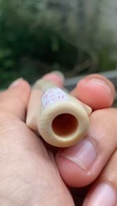 pipa gg asli lokal 10cm bulat kombinasi bahan merah bening mulus