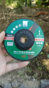 Đá Mài Sắt HẢI DƯƠNG 100x6mm - Đĩa Mài Phẳng Chuyên Dùng Cho Máy Mài Góc 1 Tấc