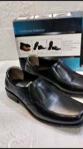 SEPATU PANTOPEL KULIT PRIA KERJA KANTORAN/SEPATU HANDELER KULIT 06 //UK 39-45