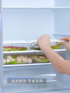 KitchenRefrigerator Freezer Storage Box Fridge Container Food Organizer Preservation Box Sealed Box