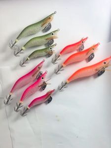 HENGJIA Umpan Pancing LED Ukuran Besar 10cm Warna Hijau Fluoresens untuk Menyala Dalam Gelap