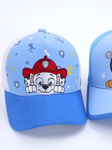 PAW Patrol Childrens Hats Boys Sunshade Spring Summer girls Sunscreen Mesh Breathable Baby Peaked