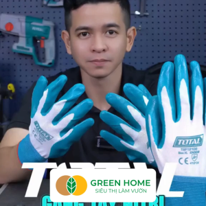 Găng Tay Cao Su Total TSP13103 GreenHome Size XL – Làm Vườn Chống Trơn Trượt Bền Bỉ Cho Mọi Công Việc