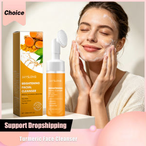 简素净 | Kojic Acid Turmeric Facial Cleanser Gentle Exfoliating Unclog Pores Prevent Acne Control Oil Blackhead Remover Cleansing Mousse
