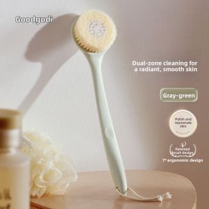 Goodgudi | Exfoliating Soft Long Handle Bath Brush for Women