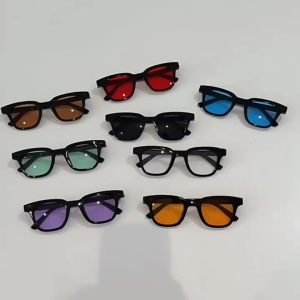 แว่นกันแดดกรอบเล็กทรงสี่เหลี่ยมแฟชั่น รุ่นTQA065 ยูนิเซ็กส์ สไตล์เกาหลี แว่นกันแดดสไตล์เรโทรป้องกันรังสียูวี