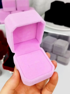 Mini Jewelry Organizer Box Case Good for Proposal Engagement Wedding Anniversary Ring Accessories