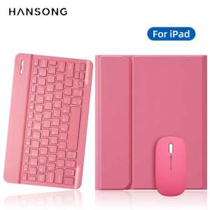 For iPad 10th 11th A16 Generation Detachable Keyboard Case for ipad Air 11 M2 M3 M4 Air4 5 10.9 Pro 11 With TPU Leather Cover