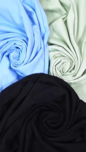 Kaos polos panjang combed 20s - BIRU MUDA (100% cotton) / baju polos / tshirt polos / baju panjang