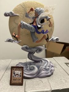 30cm Anime Action Figure One Piece Luffy Gear 5 Action Figure Monkey D. Luffy Figures PVC Model Toy Ornament Sun God Nika Gifts