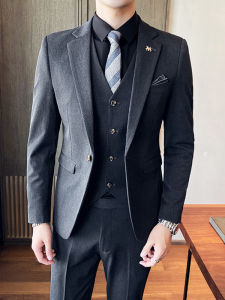 Stylish Casual Mens Suit Jacket Spring New Fashion Trend Business Formal Korean Version Youth Leisure Outerwear Ensemble
