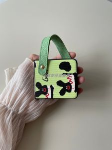 Tea Green Foldable Screen Phone Case for Vivoxflip Oppofindn2flip SamsungZflip4/3 HuaweiP50 Pocket Hard Shell Womens Style Wristband