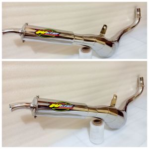 KNALPOT  FIZ R KOLONG KOBRA BM POWER FULL CROOM SUARA GARING