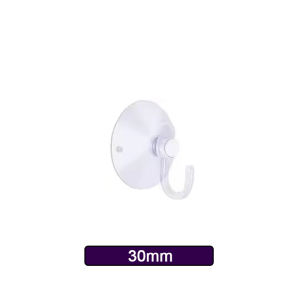 20pcs Clear Suction Cups Hook Vacuum Suction Cup Holder Plastic Suction Cups with Hook for Bathroom Kitchen Offices Glass Window