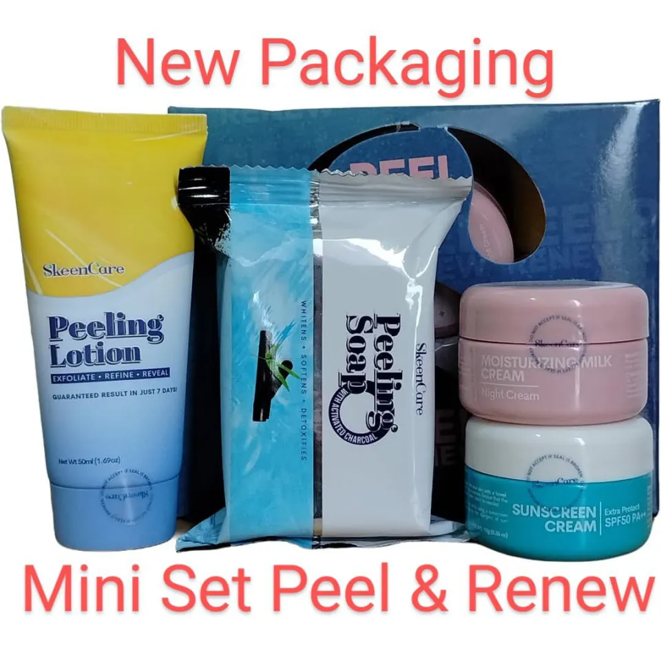 SkeenCare Mini Set New Packaging Peel and Renew Peeling Lotion