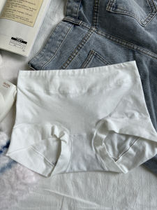 High Waist Cotton Underwear Womens Full Cotton Antibacterial Large Size Abdomen Inclusive Butt Covering Seamless Pure Cotton