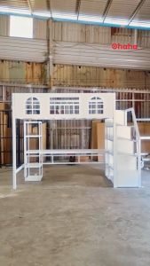 [ Freeship HCM] [ Trả góp 0%]  [Có ảnh và video thực tế] GIƯỜNG TẦNG THÔNG MINH KHUNG SẮT OHAHA - GTS002