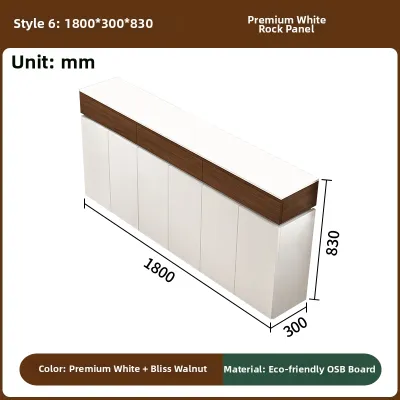 YDYOUDAN | Vintage Cream Style Thin Sideboard 25cm