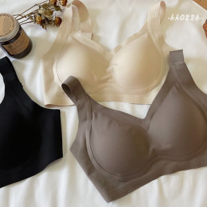 KK Natural-looking Store Owners Underwear! Wireless Non-Marking Fixing Cup Push-up Breast Holding Thin Bra
