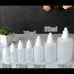 100pcs Dropper Bottle 3/5/10ml Squeezable Empty Eyedrop Bottle Travel Bottles Refillable Storage Bottle Eye Drop Containers mini empty plastic squeezesable liquid dropper refillable bottle Lotion Shampoo Bath Small Sample Containers