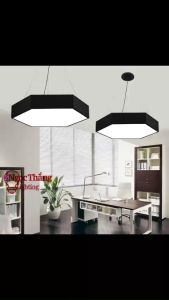 Đèn thả trần văn phòng 60cm hình tròn hình lục giác ánh sáng trắng 48W 220V MS01 Ngọc Thắng