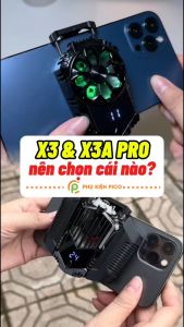 Quạt tản nhiệt điện thoại sò lạnh J20 J21 J22 J42 J86 Pro AI RGB X3A Pro tản nhiệt sò lạnh siêu rẻ có màn hình hiển thị nhiệt độ