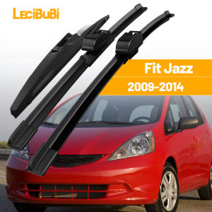 For Honda Fit Jazz 2009-2014 1set Front & Rear Windshield Wiper Blades Windscreen Wipers 2010 2011 2012 2013 Accessories