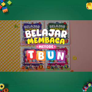 (ISI 4 BUKU) Belajar Membaca Metode TBUN - Buku Belajar Membaca Anak - Ziyadbooks