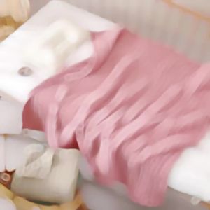 100% Cotton Muslin Gạc Tắm Đi Biển Khăn Siêu Mềm Thấm Hút Thoáng Khí Đa Năng Chăn Cho Trẻ Em Bé 110x120cm Màu Trơn