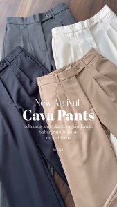 MAJA cava pants celana panjang wanita with pocket