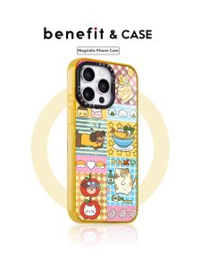 Cat and Dog Pattern Shockproof Magnetic iPhone Case
