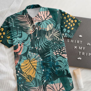 เสื้อคอจีน เสื้อคอจีนชาย2568เสื้อแฟชั่นแขนลำลองขาสั้นสำหรับผู้ชายเสื้อขนาดใหญ่พิเศษเสื้อผ้าสีขาวใส่ได้ทุกวัน