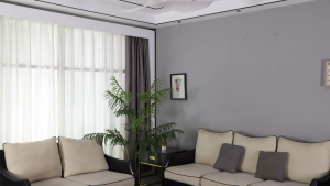 HITELพัดลมเพดานขนาด 52 นิ้ว สีขาว กำลังไฟสูง เสียงเงียบ สไตล์เรโทรอุตสาหกรรม เหมาะสำหรับรับประทานอาหาร ห้องนั่งเล่น บ้าน ใช้ในเชิงพาณิชย์ พัดลมเพดานไม่มีไฟ