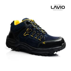 Sepatu Safety Ujung Besi Boots Pendek Outdoor Kerja Proyek Gunung Hiking Lavio Elektra Anti Slip