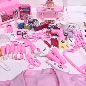 SYARIAH TOYS MAINAN KREATIF ANAK PEREMPUAN DOKTER DOKTERAN SET STETOSKOP LAMPU ISI 29