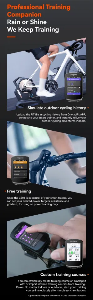 Magene C506 GPS Bike Computer Color Touchscreen Cycling
