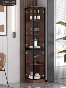 HANYUAN | Corner Glass Display Cabinet
