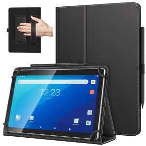 TiMOVO Universal  All 9"-11" Touchscreen Tablet Protect Case  for 10.1 Inch Android Tablet with Pen Loop Lightweight Folding Stand Cover with Hand Strap
