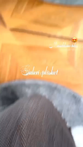 Rok Plisket Lidi / Span Panjang Wavy / Plisket Lidi Wanita Premium