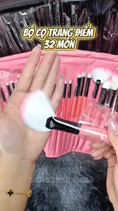 Bộ Cọ Trang Điểm 32 Món Đa Năng Kèm Túi Đựng