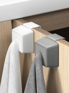 ตู้เสื้อเช็ดตัวแบบญี่ปุ่น ติดผนังแบบไม่ต้องเจาะ ตู้เสื้อเช็ดตัวแบบจับจีบ ผ้าเช็ดจาน ผ้าเช็ดหน้า ชั้นวางของในครัว