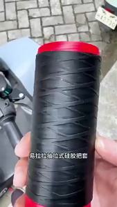 Universal Silicone Handlebar Grip Covers Wrap-Around Motorcycle Grips Wrap Enhanced Grip and Comfort Protector Cover