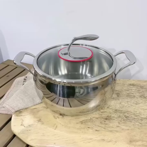 Nồi 24cm nồi canh inox nồi inox LUNKAI nồi 24cm LUNKAI nồi inox size to nồi canh LUNKAI