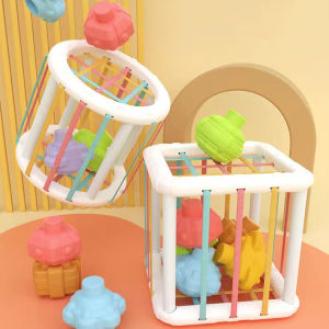 Baby Rainbow Early Shape Blocks: A Fun & Educational Toy for 0-18 Months