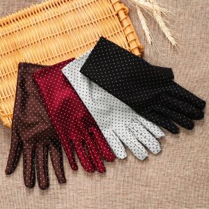 EINC033421 Elastic Drive Womens Gloves Sun Protection Wrist Gloves and Mittens Dot Gloves Full Finger Mittens