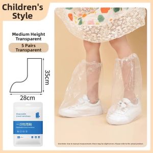 Waterproof Anti-slip Durable Thick Long-shaft Disposable Shoe Covers