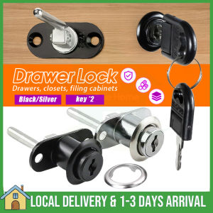Front Lock Cabinet Lock with 2 key Office System File Drawer Cabinet Cupboard Locker Kunci Laci dengan 2 kunci 抽屉信箱储物柜锁