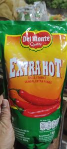 saus sambel delmonte 1 kg (gratis royco sacet 1pc)