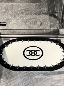 Strong Absorbent Bathroom Mat Toilet Floor Rug Anti-Slip Silicon Dinosaur Foot Pad Home Use Simple Style Retro Element